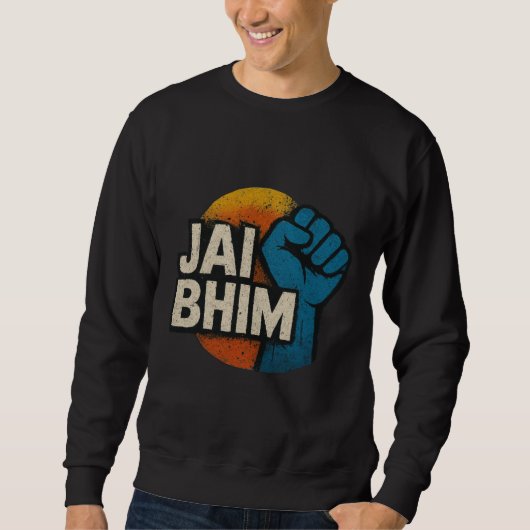 Jai Bhim | Symbol of Equality and Justice スウェットシャツ (正面)