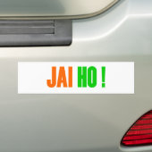 JAI HO! バンパーステッカー (車上)
