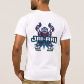 Jai-Raiの白のティー Tシャツ (裏面)