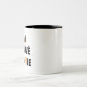 J'AI TROUVE MA VOIE!（エスカレード、アルピニズム） ツートーンマグカップ (中央)