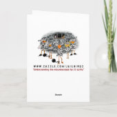 Jail Birdグリーティングカード カード (裏面)