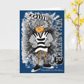 Jail Bird Greeting Card カード (黄色い花)