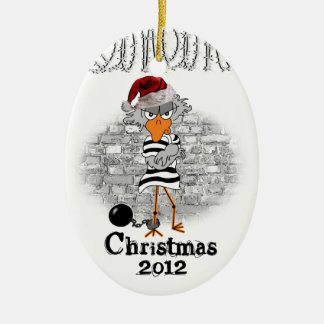 Jailbirdのクリスマスのオーナメント セラミックオーナメント