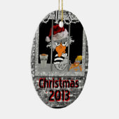 Jailbirdのクリスマスのオーナメント セラミックオーナメント (右)