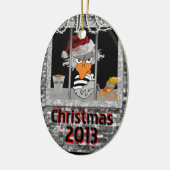 Jailbirdのクリスマスのオーナメント セラミックオーナメント (左)