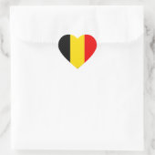 j'aime la Belgique ハートシール (バッグ)