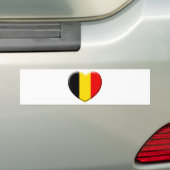 j'aime la Belgique バンパーステッカー (車上)