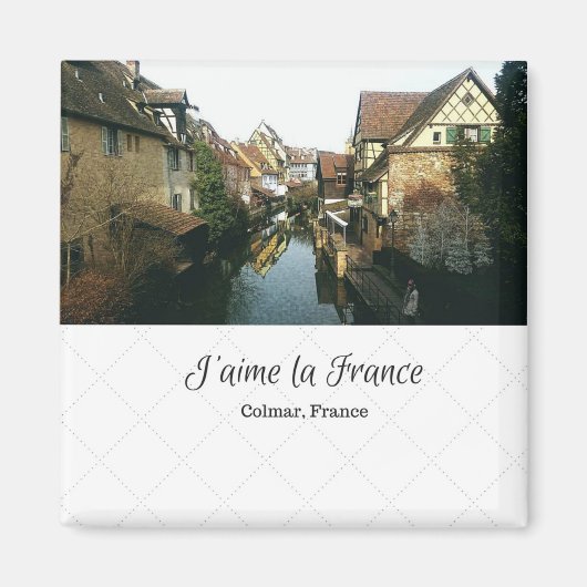 J'aime la France Magnet - Colmar，フランス マグネット (正面)