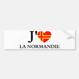 J'aime la Normandie バンパーステッカー