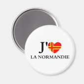 J'aime la Normandie マグネット (正面/裏面)