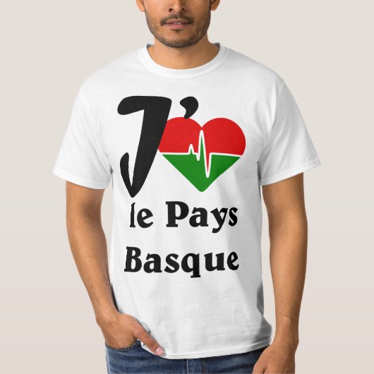 J'aime le Pays-Basque Tシャツ (正面)