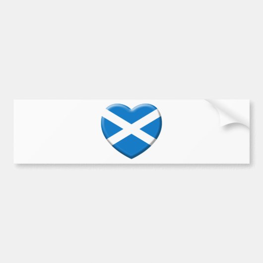 j'aime l'Ecosse バンパーステッカー (正面)