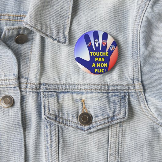 J'AIME LES FORCES DE L'ORDRE 缶バッジ (インサイチュ)