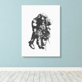 Jaime Muntによる「ヘビー・アイン・ヘビー」キャンバスアートプリント キャンバスプリント (インサイチュ (ウッドフロア))