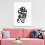 Jaime Muntによる「ヘビー・アイン・ヘビー」キャンバスアートプリント キャンバスプリント (インサイチュ (リビング))