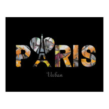 J'aime Paris avec un décor urbain bien coloré