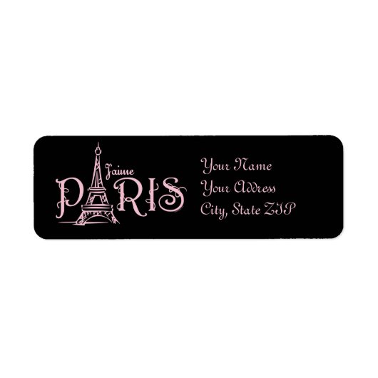 J'aime Paris (Dark)ラベル ラベル (正面)