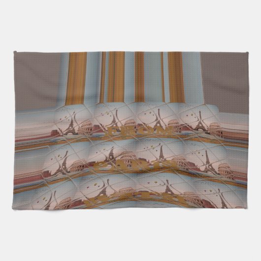 J'aime Paris ( I Love Paris ) キッチンタオル (横)