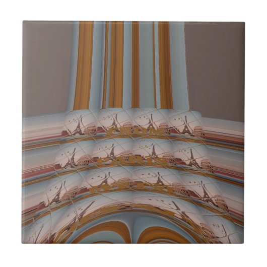 J'aime Paris ( I Love Paris ) タイル (正面)