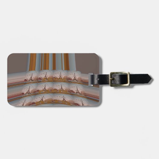 J'aime Paris ( I Love Paris ) ラゲッジタグ (正面横)