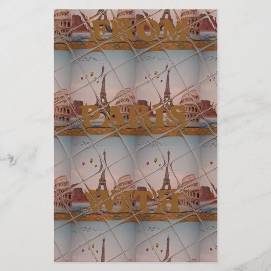 J'aime Paris ( I Love Paris ) 便箋 (正面)