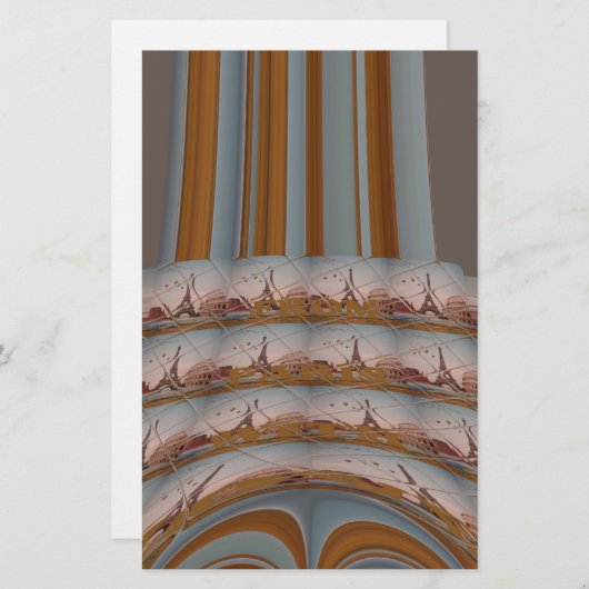 J'aime Paris ( I Love Paris ) 便箋 (正面/裏面)