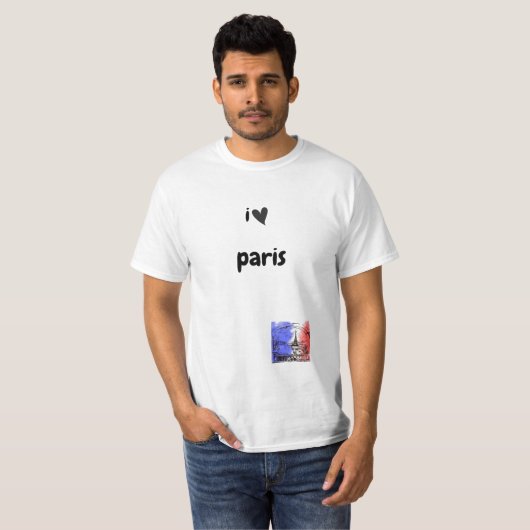 j'aime paris  tシャツ (正面フル)