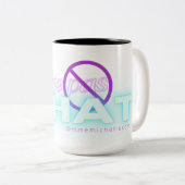 J'aime pas chat フランスの expression catおもしろい ツートーンマグカップ (正面右)