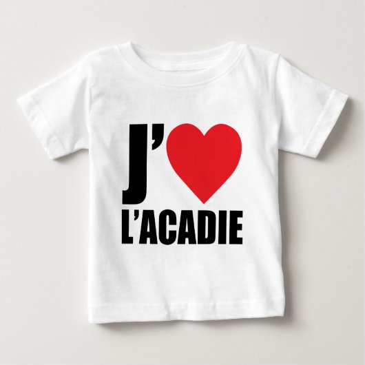 J'aimeLのacadie ベビーTシャツ (正面)