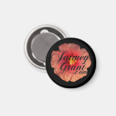 "JaimeyGrant.com"ロゴマグネット マグネット (正面/裏面)