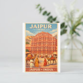 Jaipur, India, in a classic retro ポストカード (スタンド正面)