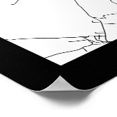 Jaipur Rajasthan Map ポスター (角)