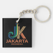 Jakarta Indonesia Southeast Asia キーホルダー (裏面)