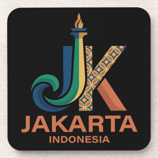 Jakarta Indonesia Southeast Asia コースター (正面)