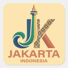 Jakarta Indonesia Southeast Asia スクエアシール