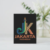 Jakarta Indonesia Southeast Asia ポストカード (スタンド正面)