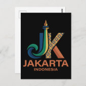 Jakarta Indonesia Southeast Asia ポストカード (正面/裏面)