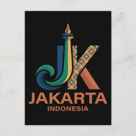 Jakarta Indonesia Southeast Asia ポストカード