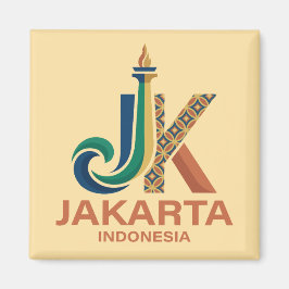 Jakarta Indonesia Southeast Asia マグネット