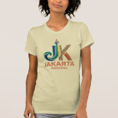 Jakarta Indonesia Southeast Asia Tシャツ (正面)