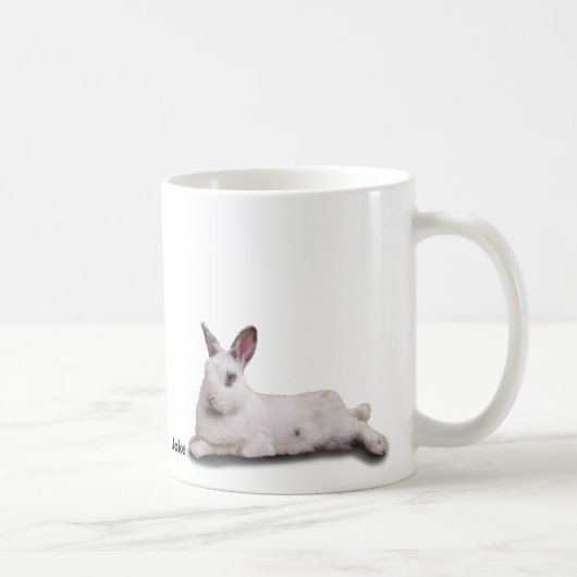 Jakeを特色にするBunnyLuvのマグ コーヒーマグカップ (右)
