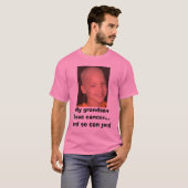 jake癌のheadshot、私の孫のビート癌..... tシャツ (正面フル)