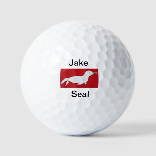 Jake Seal ゴルフボール (正面)