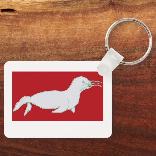 Jake Seal Metal Keyring キーホルダー (正面)