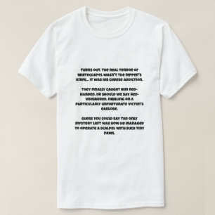 Jake the RipperについてのAIのジョークはマウスである Tシャツ