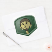 JakeWozniak.com スクエアシール (封筒)