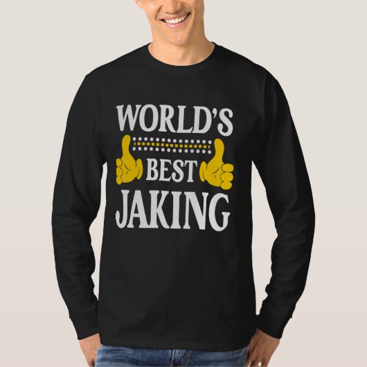 Jaking Personal Name おもしろい First Name World's 最高の Tシャツ (正面)