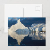 Jakobshavn Glacier Disko Bay Ilulissat，グリーンランド ポストカード (正面/裏面)