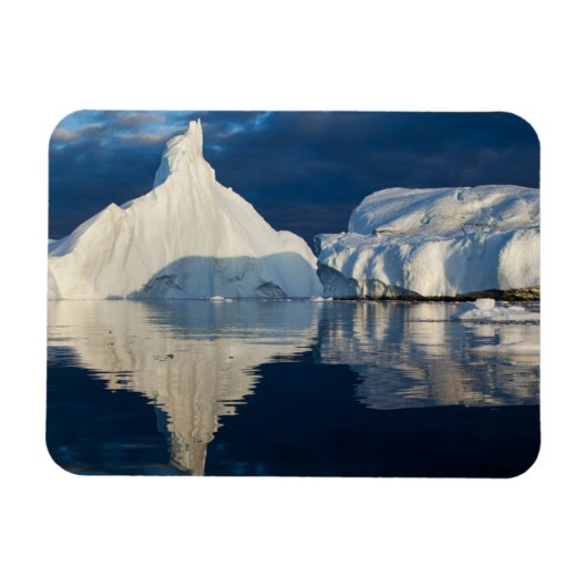 Jakobshavn Glacier Disko Bay Ilulissat，グリーンランド マグネット (横)