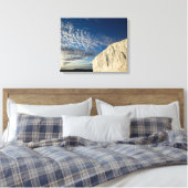 Jakobshavn Glacier in Disko Bay キャンバスプリント (インサイチュ (寝室))